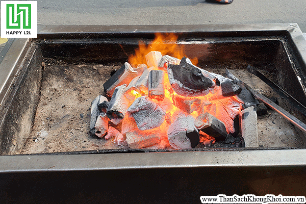 Nhóm than không khói bằng than củi đen